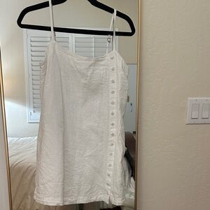 Abercrombie & Fitch Cream Linen Top